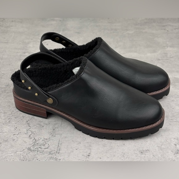 Kensie Shoes - NEW Kensie Women's Wrylie Lined Clogs - SIZE US 8.5- BLACK New Without Box